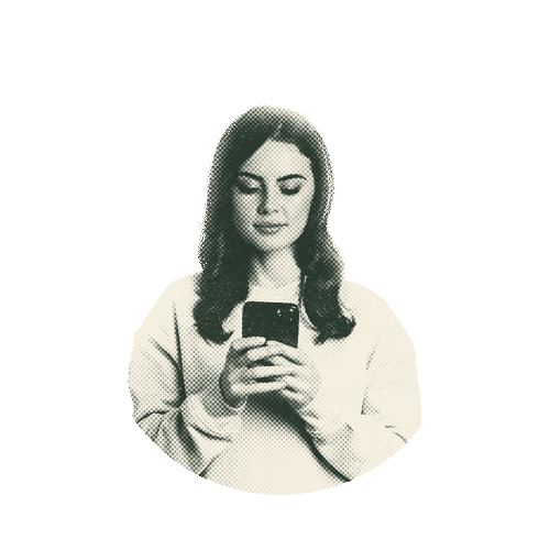 modern digital communication concept