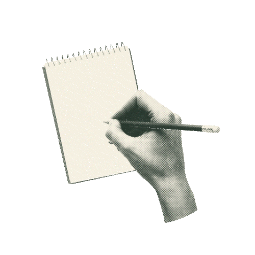 Sketching ideas for digital marketing